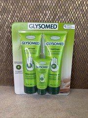 Glysomed Hand Cream Combo 2 X Large Tube 8.5 Fl Oz + 1 X Purse Size 1.7 Fl Oz