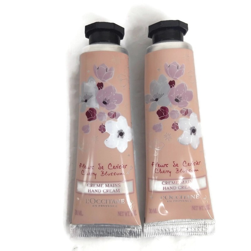 L’OCCITANE CHERRY BLOSSOM HAND CREAM 1oz/30mL X 2 NEW