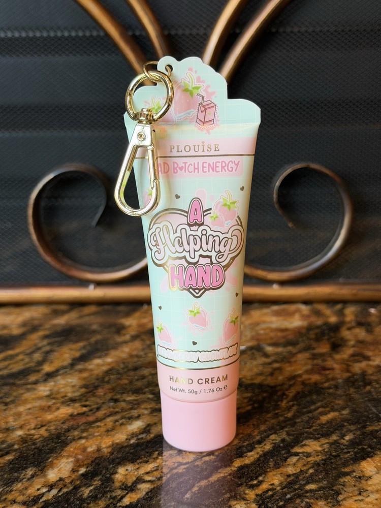 P Louise A Helping Hand Strawberry Snowflake Hand Cream Keychain 1.76oz 2025 NEW