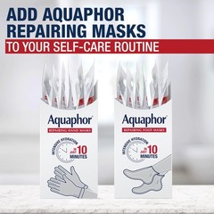 Aquaphor Repairing Hand Masks, Moisturizing Gloves for Dry Hands, Moisturizer…