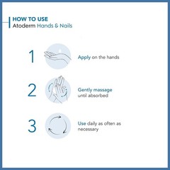 1.7 Fl Oz Atoderm Hand & Nails Cream – Strengthens Nails & Restores Comfort