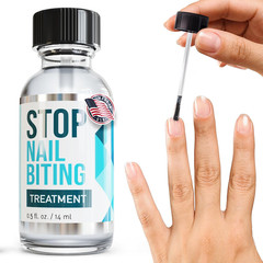 Stop Nail Biting Treatment for Kids & Adults – Bitter Taste No-Bite Nail Polish,