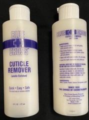 Blue Cross Cuticle Remover-2 Bottles (6oz each) – For Manicures and Pedicures