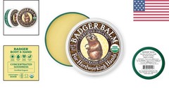 Organic Healing Hand Balm for Dry, Cracked Hands – Moisturizes & Soothes 0.75 oz