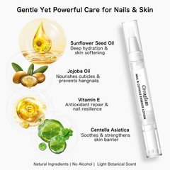 Creaglam Cuticle Lotion Pen for Nail Care – 0.5 Fl Oz (Pack of 1), Clear