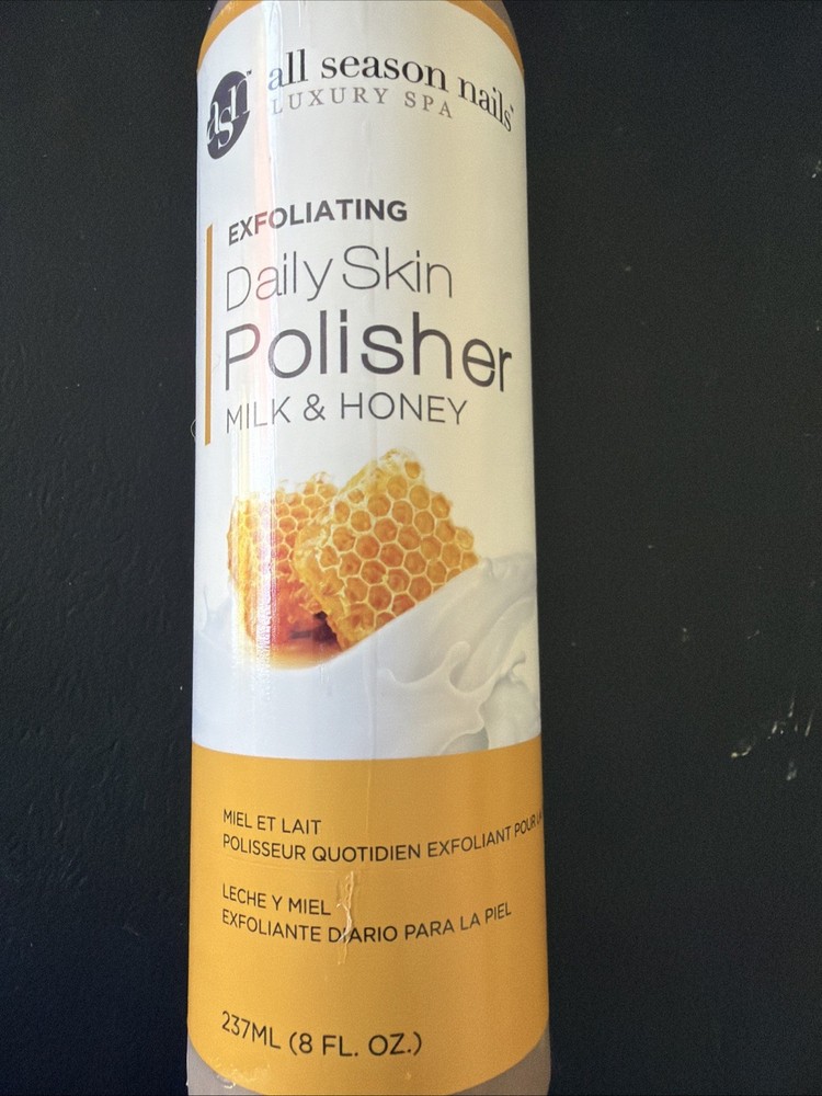 All Season Nails Luxury Spa Exfoliating Daily Skin Polisher Milk And Honey