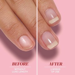 LONDONTOWN Luxe Length Nail Gloss – Strengthens 0.4 Fl Oz (Pack of 1), Clear