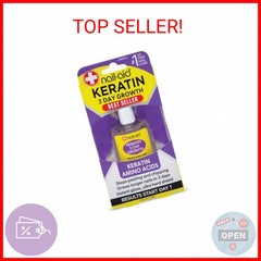Nail-Aid Keratin 3 Day Growth Nail Treatment & Strengthener, Clear, 0.55 Fl Oz