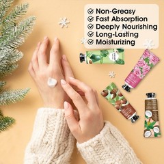 ANKOOY 12 Pack Hand Cream for Dry Cracked 1 Fl Oz (Pack of 1)