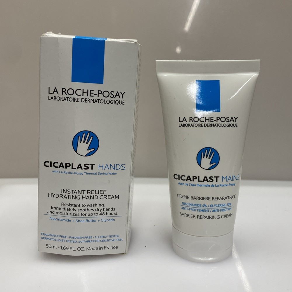 La Roche Posay Cicaplast Mains Hands Hand Cream 1.69oz – Damage Box