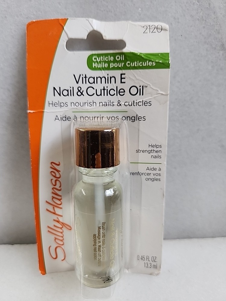 Sally Hansen Vitamin E Nail & Cuticle Oil ~ 0.45 oz / 13.3 ml #2120