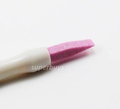 Stone Nail Cuticle Sanding Repair Scrub Remove Remover Manicure Pedicure Stick D