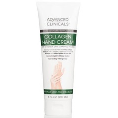 Advanced Clinicals Collagen Hand & 8 Fl Oz (Pack of 1), Cream