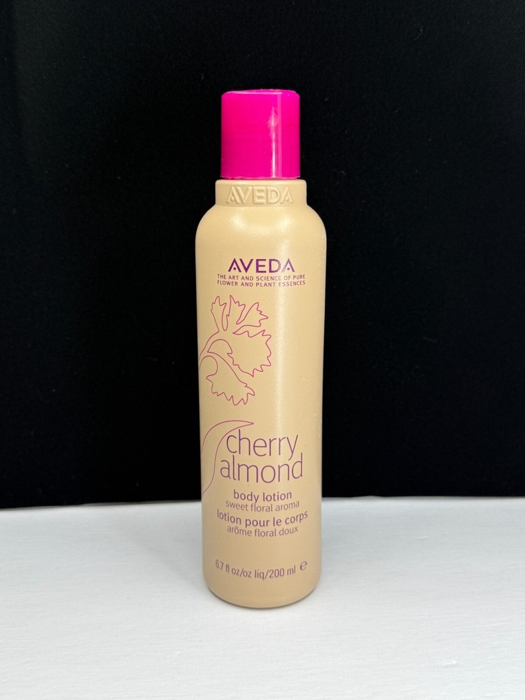 Aveda Cherry Almond Body Lotion SWEET FLORAL AROMA 200 ml/6.7oz New White Box