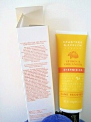 Crabtree & Evelyn Citron & Coriander Energising Hand Recovery 3.5 oz New in Box