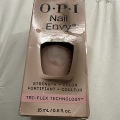 OPI Nail Envy Strength + Color Nail Strengthener, Tri-Flex Technology, 0.5 fl oz