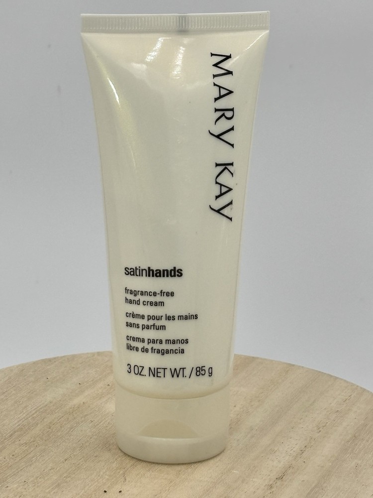 Mary Kay Satin Hands Fragrance-Free Hand Cream 3 oz. New Full Size