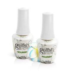 2 Bottles Harmony Gelish Nourish Cuticle Oil 0.5oz