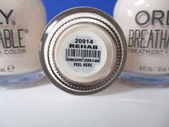 (3) ORLY Breathable Nail Polish + Treatment 0.6 oz THE REHAB