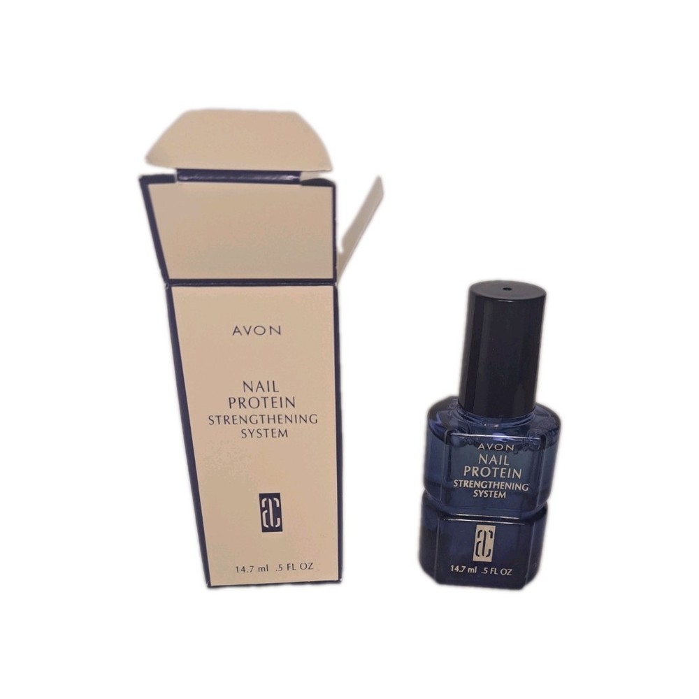 Avon – Nail Protein Strengthening System – Vintage HTF 1997 – 14.7mL .5oz