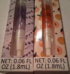 2 Cuticle Oil Pens B•Pure Lavender Peach .06 FL OZ each strengthens moisturizes