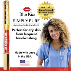 | Fragrance Free 4 Nail Oil Cuticle Pens w/Vitamin E & Jojoba⏤Nail Strengthener