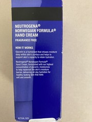 Neutrogena Norwegian Formula Hand Cream – Fragrance Free – 2 oz / 56 g free ship