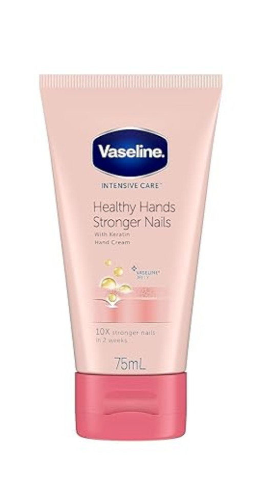 Vaseline Healthy Hands Stronger Nails with Keratin Hand Cream 75 ml