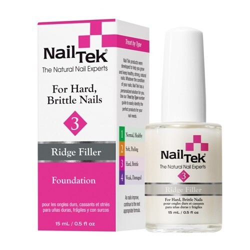 Nail Tek – Foundation 3 – Ridge Filling – 0.5oz / 15ml *PACKAGING MAY VARY