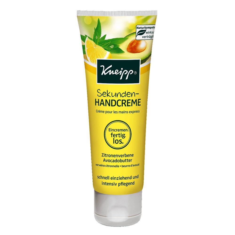 75Ml Kneipp Seconds Hand Cream Lemon Verbena Avocado Butter Lemon