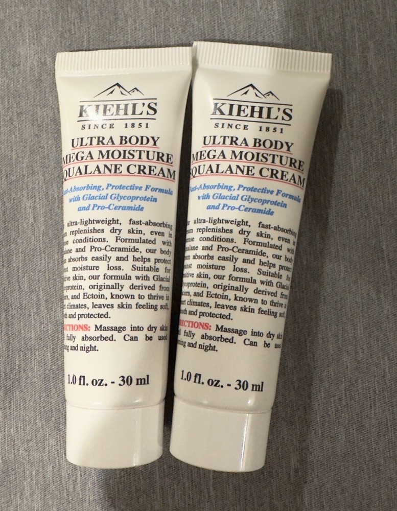 Kiehls Ultimate Strength Hand Salve Cream – 1 fl oz/30mL – Lot of 2