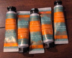 LOT OF 5 CRABTREE & EVELYN WHITE CARDAMOM HAND THERAPY CREAM 0.34OZ, 10 ml