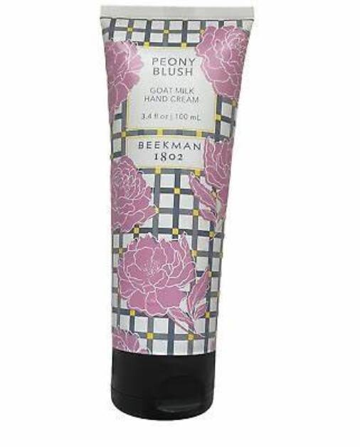 BEEKMAN 1802 PURE GOAT MILK HAND CREAM ( PEONY BLUSH ) LARGE 3.4OZ Sealed
