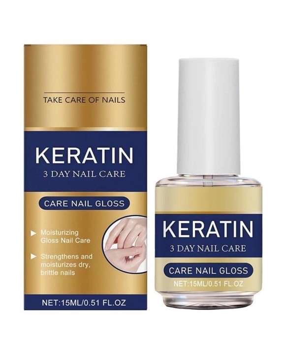 Nail-Aid Keratin 3 Day Growth Nail Treatment & Strengthener, 15ml (0.55 Fl Oz)