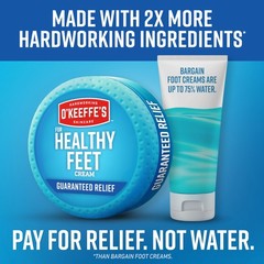 O’Keeffe’s for Healthy Feet Foot Cream – 6.4 oz Ounce (Pack of 1), Blue