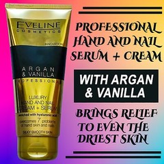 Eveline Argan And Vanilla Luxury Hand And Nail Cream Serum 2x 100ml 3.5 fl oz