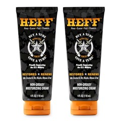 HEFF Hand Elbow Foot Formula Moisturizing Lotion, 4 Ounce (Pack of 2), black