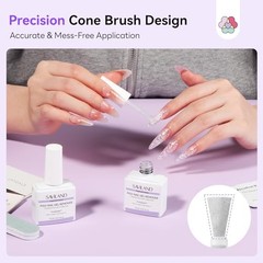 Purple Poly Gel Nail Remover Kit – 2PCS 01- 2PCS