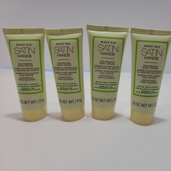 4 Mary Kay Satin Hands White Tea & Citrus Nourishing Shea Cream .75 oz Travel
