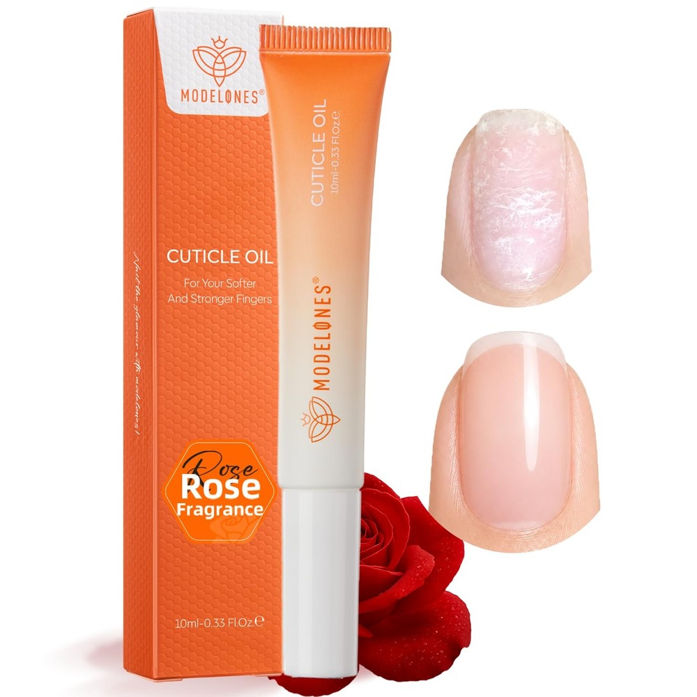 modelones Cuticle Oil Pen Rose for Growth 1 Fl Oz (Pack of 1), A3-Nail