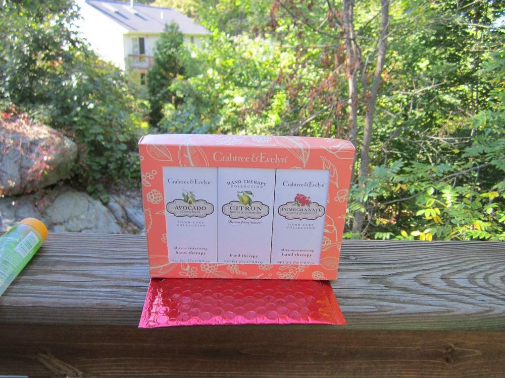 CRABTREE EVELYN HAND CREAM THERAPY CITRON, AVOCADO POMEGRANATE~NEW BOX SET of 3