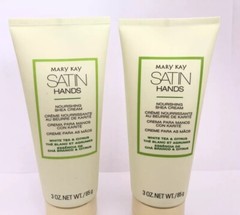 Mary Kay Satin Hands Shea Hand Cream – White Tea & Citrus – 3 oz. LOT OF 2