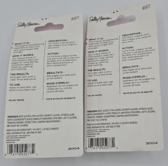 Lot of 2 Sally Hansen Hard as Nails Hardener Strength Treatment Clear 45077