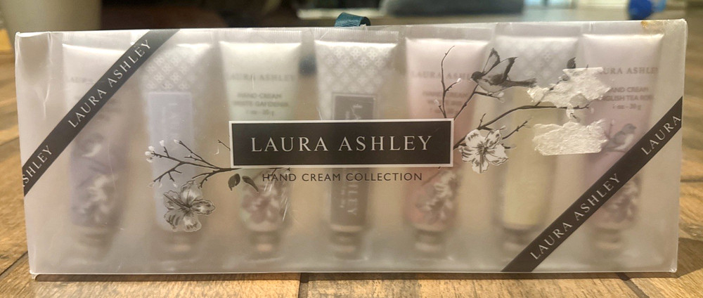 NEW 7 Pc Set LAURA ASHLEY Hand Cream Collection 1 oz. ea Scented