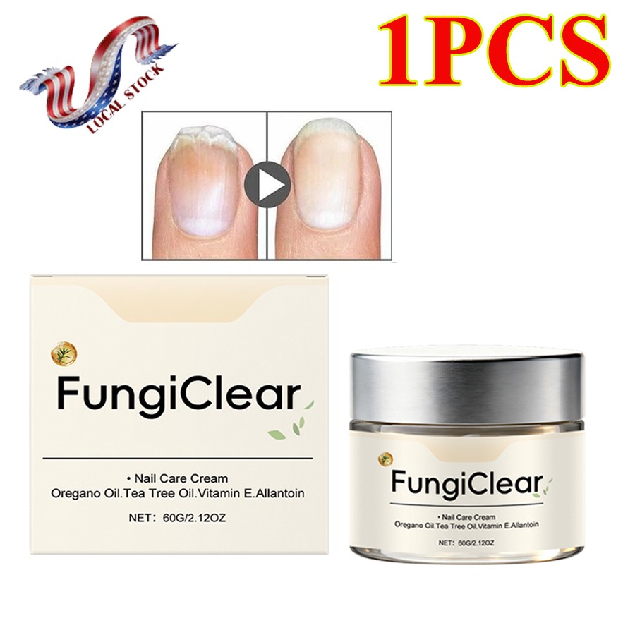 FungiClear Phrena Nail Care Cream With Tea Tree Oil, Oregano Oil, Vitamin E~ 3X