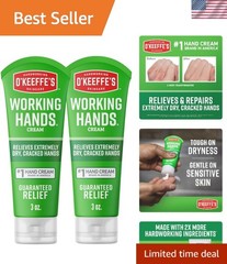 Intensive Moisturizing Hand Cream for Extremely Dry Hands – 3 oz Tube 2 Pack