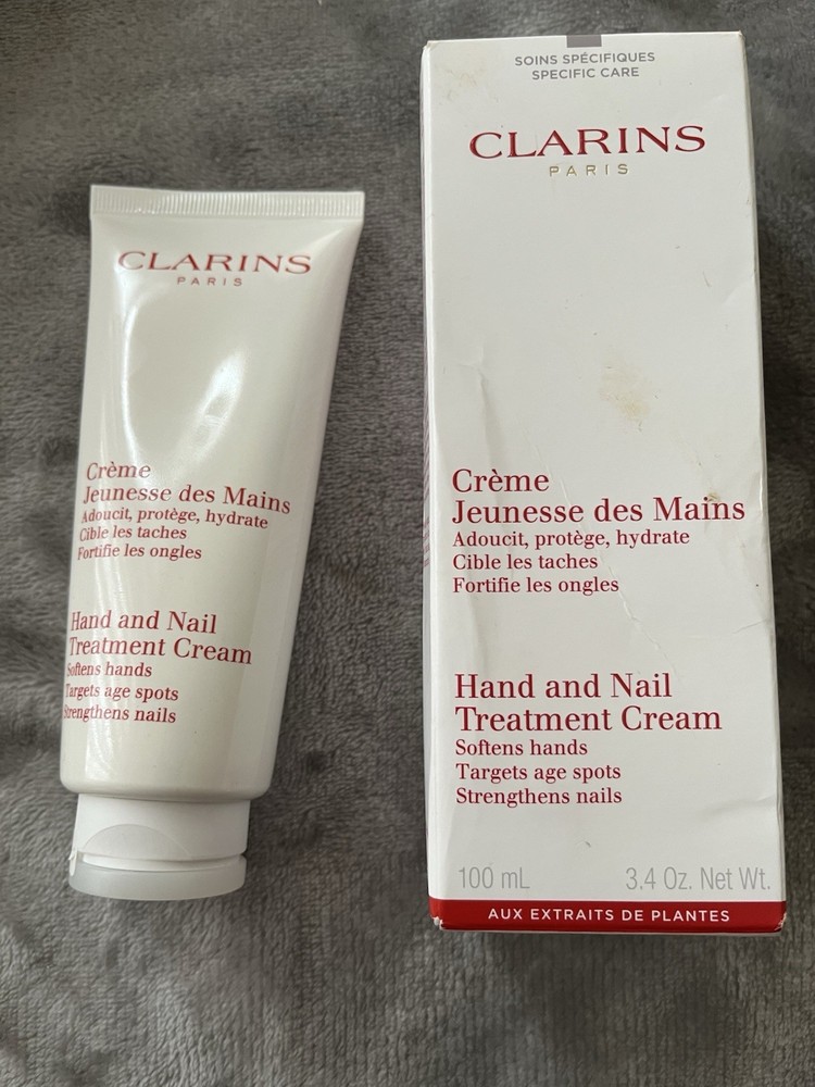 Clarins Hand And Nail Treatment Cream 100 ml./ 3.4 oz. New Sealed
