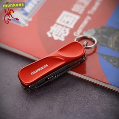 Munkees 6-Function Manicure Keychain Multi-Tool, Nail File, Fingernail…