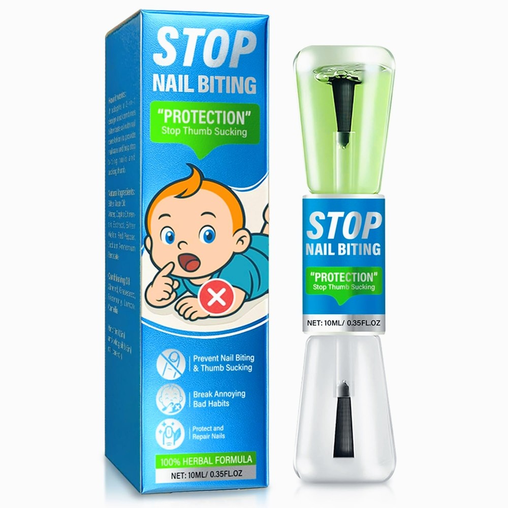 No Bite Nail Polish for Kids Adults Bitter Nail Care Solution 10ml