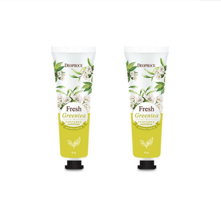 Deoproce Perfumed Hand Cream Fresh Green Tea 50g*2Pcs – FREE SHIPPING